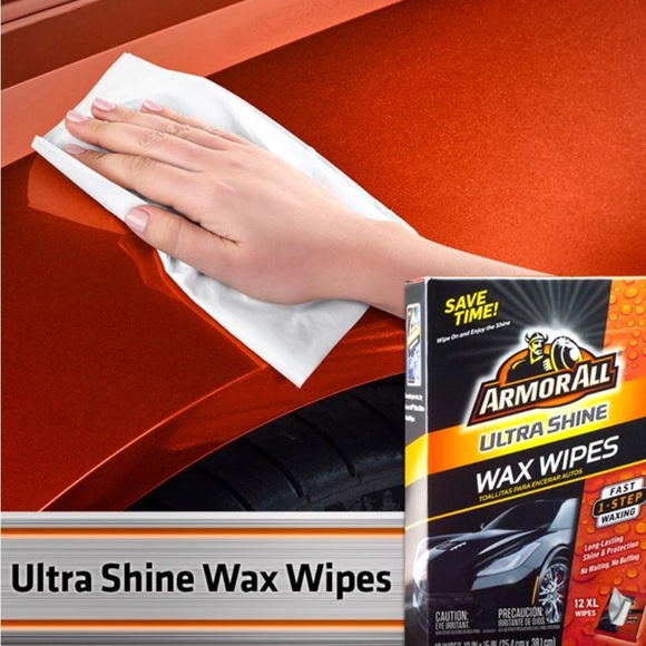 Armor All Ultra Shine Car Wash and Wax XL‎ Size Wipes - Picture 3 of 3